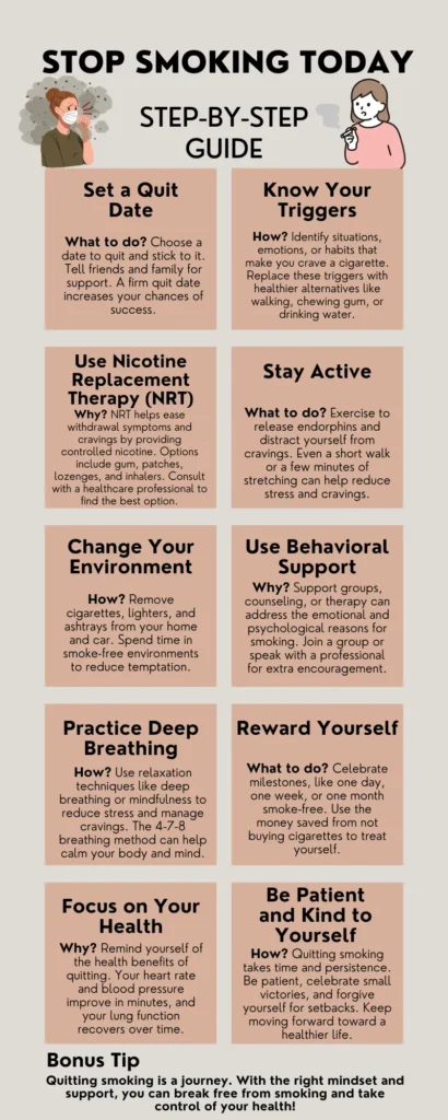 10 tips to Stop Smoking Today: Your Step-by-Step Guide