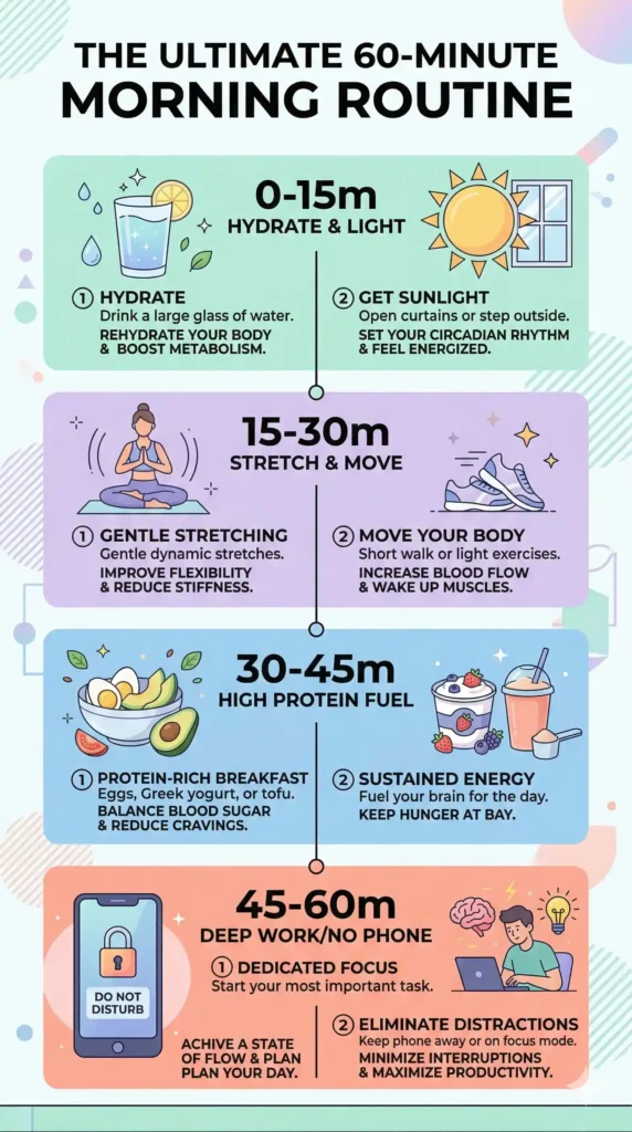 The Ultimate 60-Minute Morning Routine