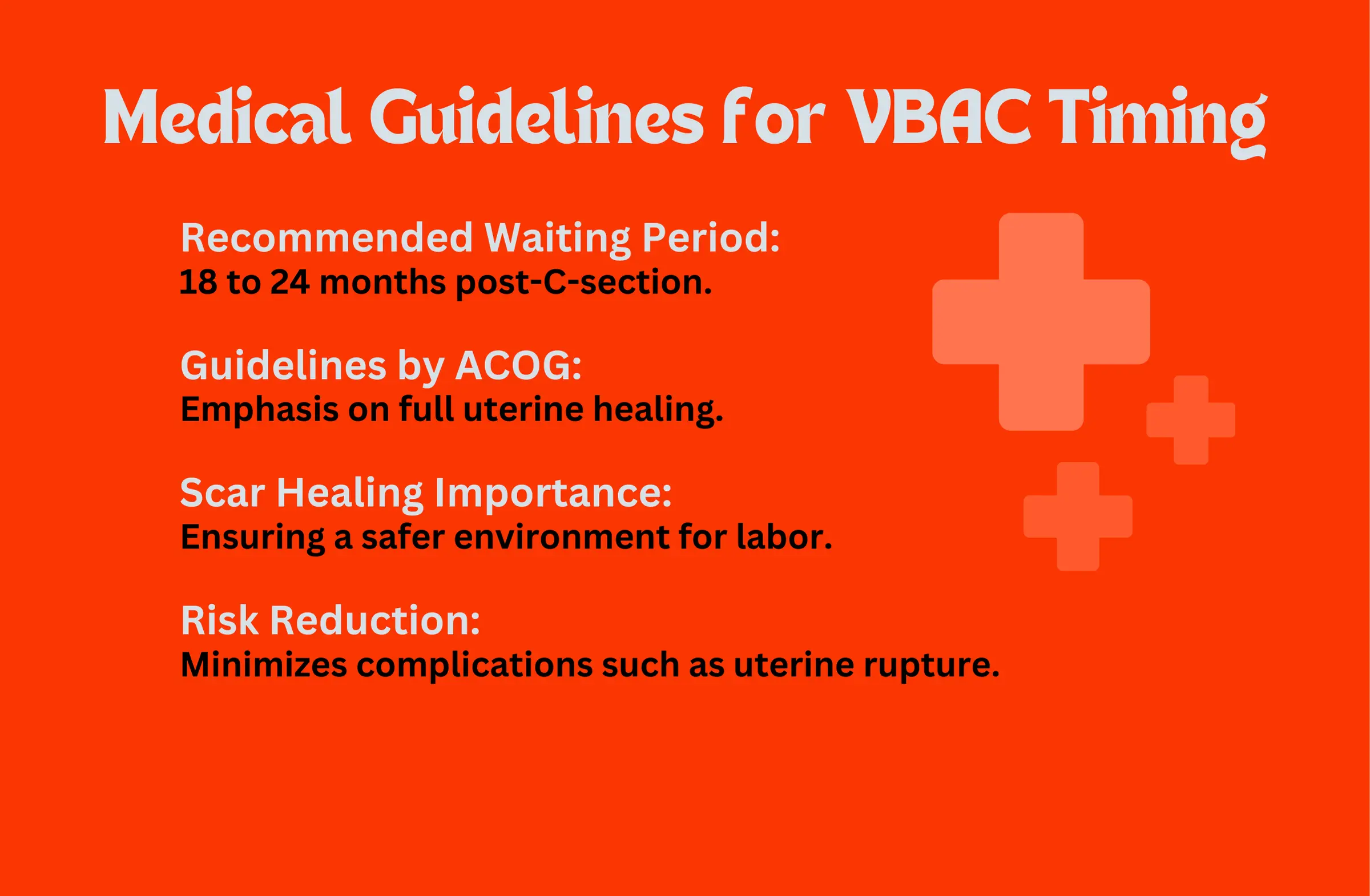 Medical Guidelines on VBAC Timing , How Long After a C-Section Can You Have a VBAC