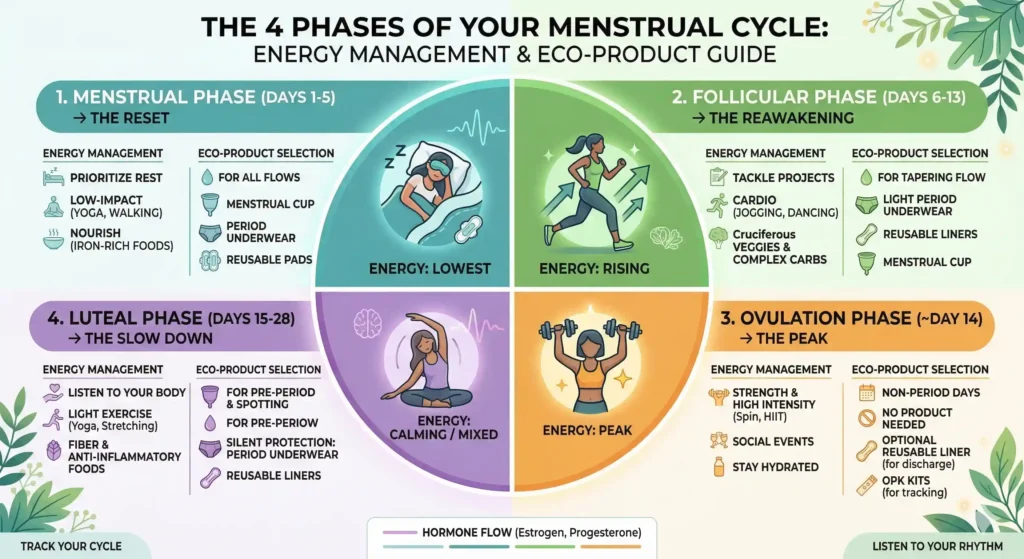 The 4 Phases of the Menstrual Cycle
