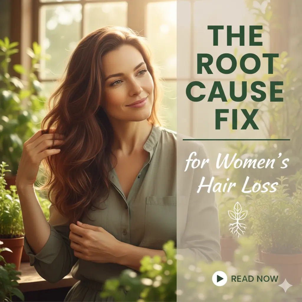 The Root Cause Fix for Women’s Hair Loss