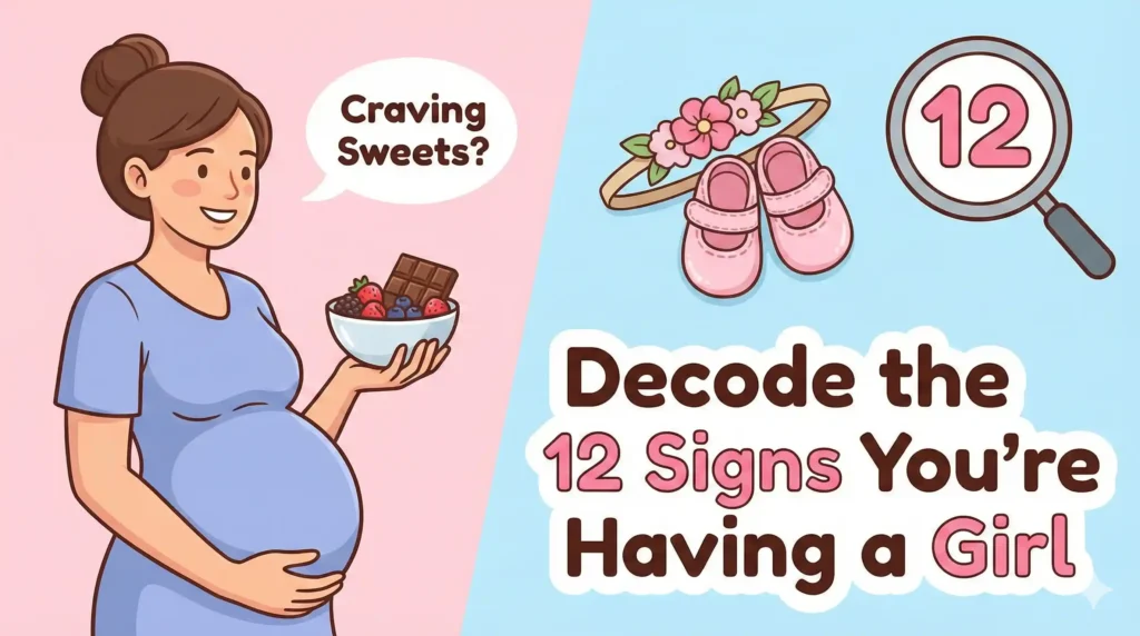 Craving sweets Carrying high Decode the 12 signs you're having a girl
